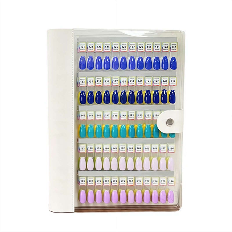 Nail Color Display Book, Magnetic Nail Swatches Book, Professional Nails Art Salon Design Display Booklet for Manicurist, No Need Pasting and Glue - Image 1